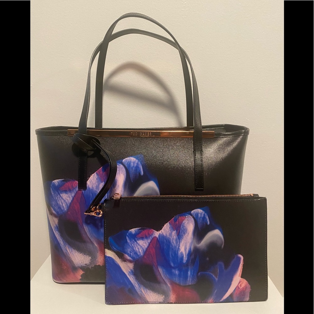 Ted Baker London Leather Floral Tote